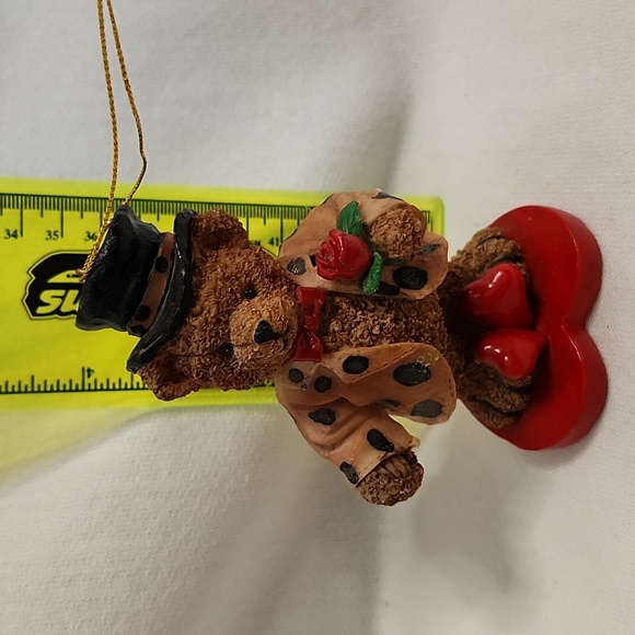 Vintage Set of Five EUC  Ceramic/Resin Teddy Bears - Picture 11 of 16